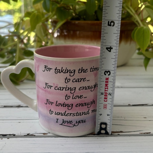 Vintage Pink Russ Mug "I Love You" 1980s - Picture 5 of 7
